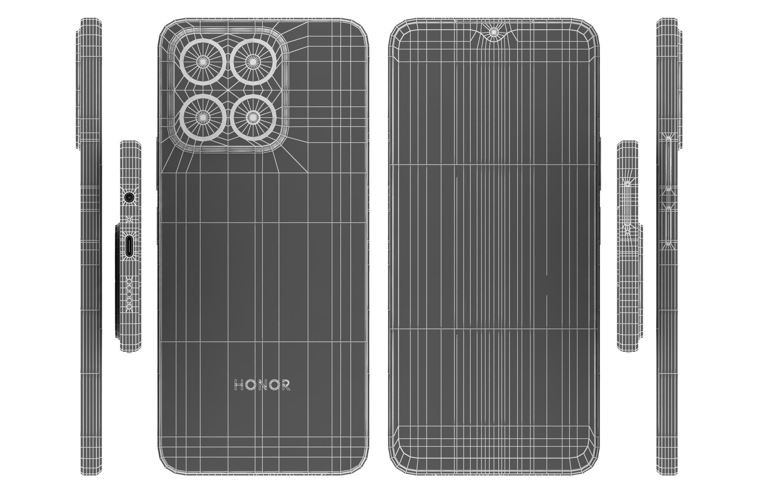Honor X5b Plus Midnight Black 3D model_16