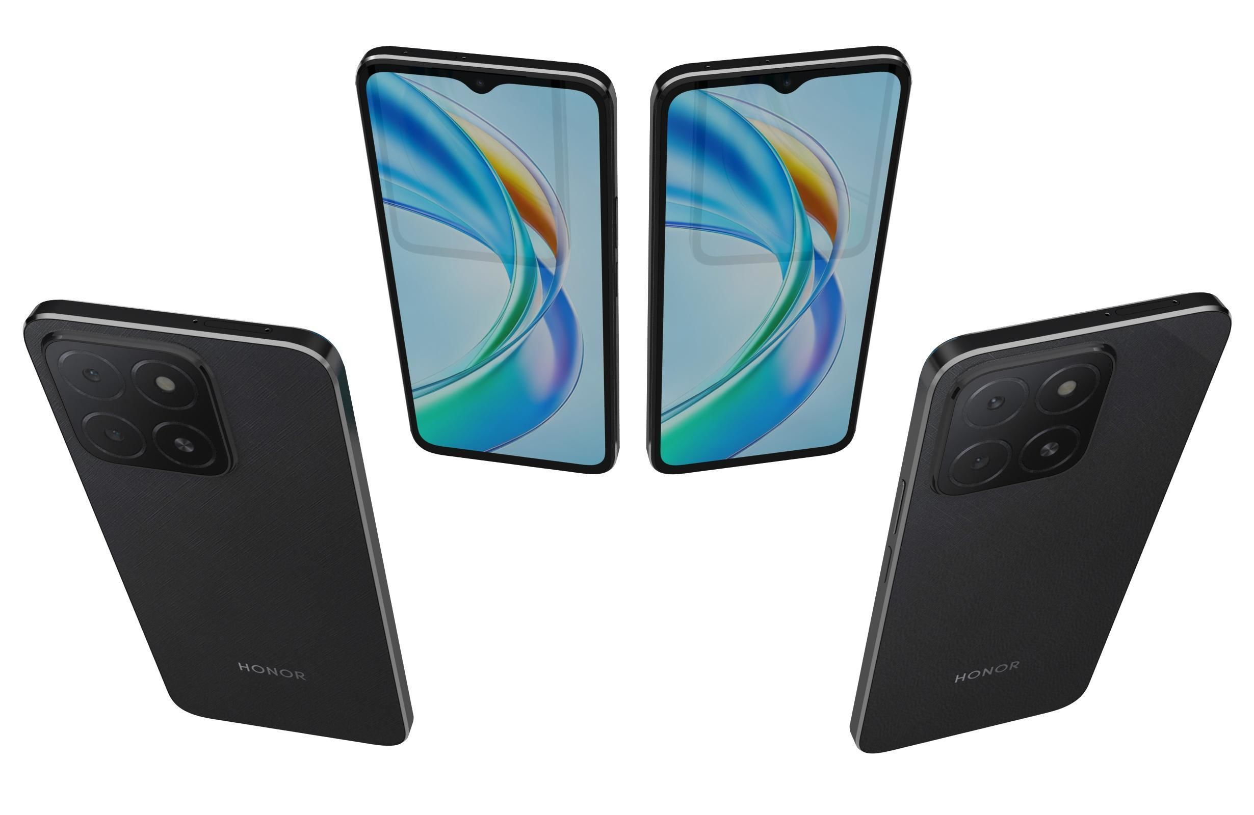 Honor X5b Plus Midnight Black 3D model_4