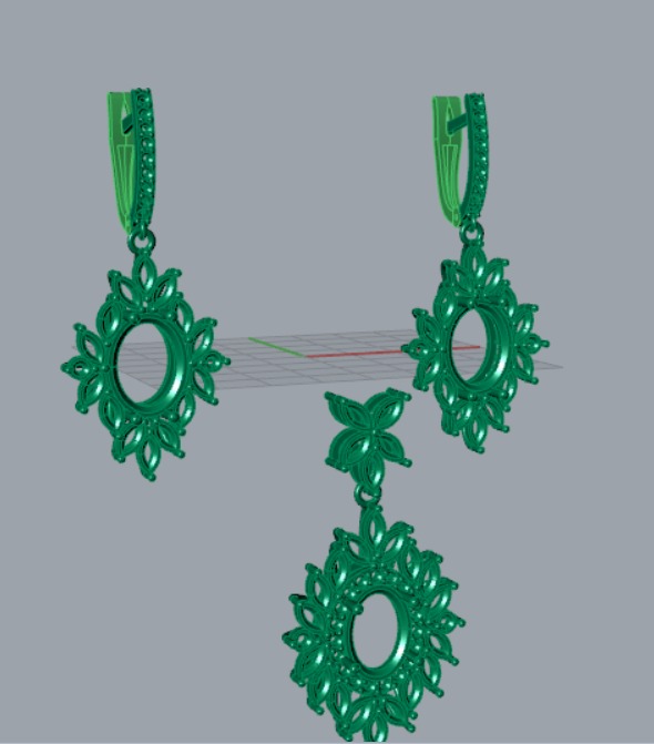 jewelry set js0017 3D print model_12