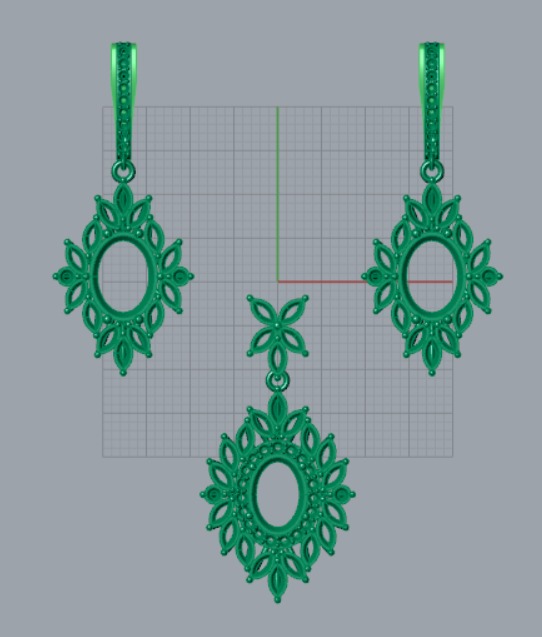 jewelry set js0017 3D print model_14