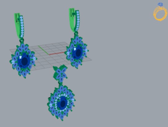 jewelry set js0017 3D print model_8