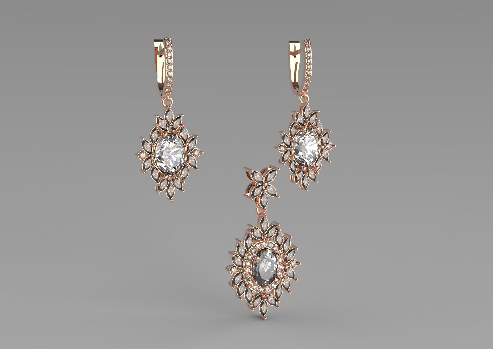 jewelry set js0017 3D print model_17