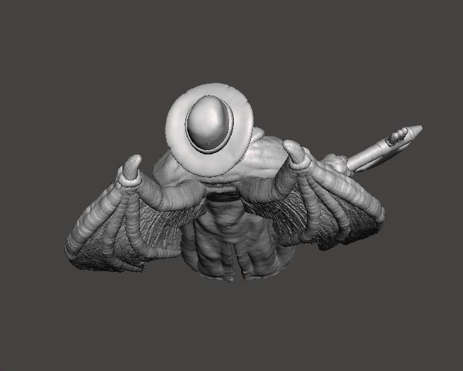 JEEPERS CREEPERS WINGED MINIATURE MODEL HORROR FANTASY GAMES RPG 3D print model_6