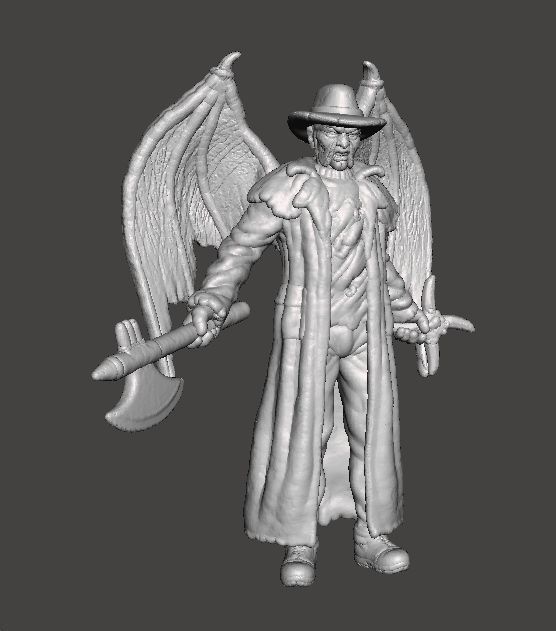 JEEPERS CREEPERS WINGED MINIATURE MODEL HORROR FANTASY GAMES RPG 3D print model_1