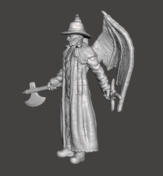 JEEPERS CREEPERS WINGED MINIATURE MODEL HORROR FANTASY GAMES RPG 3D print model_3