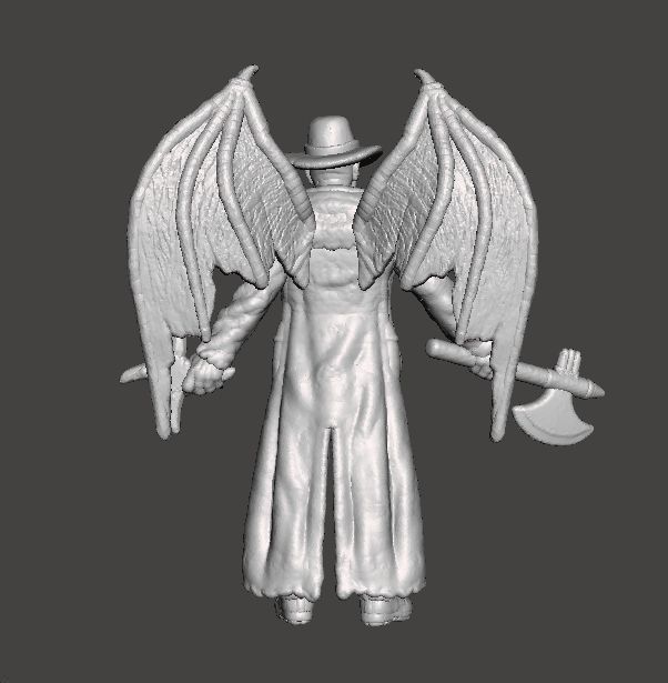 JEEPERS CREEPERS WINGED MINIATURE MODEL HORROR FANTASY GAMES RPG 3D print model_5