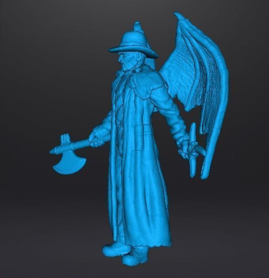 JEEPERS CREEPERS WINGED MINIATURE MODEL HORROR FANTASY GAMES RPG 3D print model_11