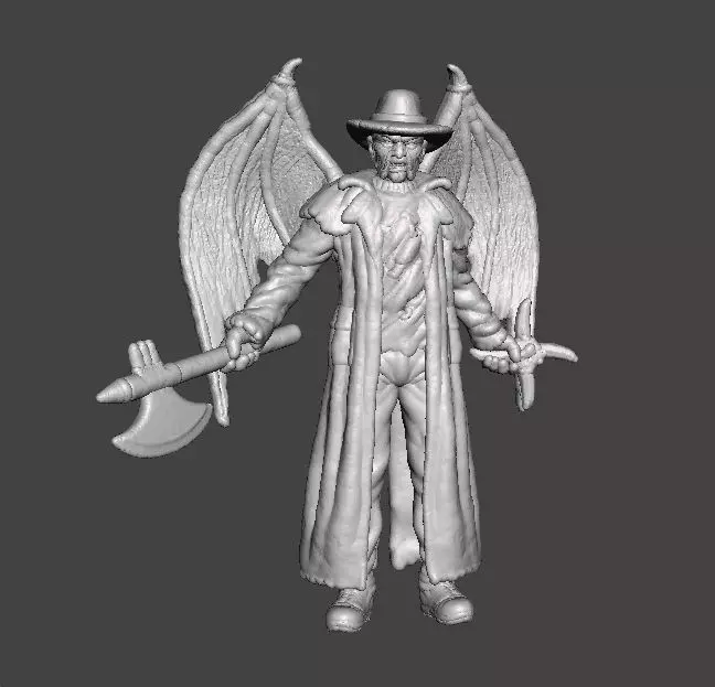 JEEPERS CREEPERS WINGED MINIATURE MODEL HORROR FANTASY GAMES RPG 3D print model_0