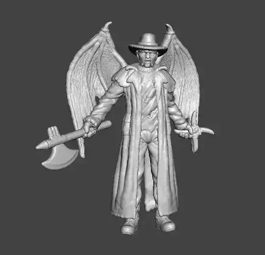 JEEPERS CREEPERS WINGED MINIATURE MODEL HORROR FANTASY GAMES RPG 3D print model