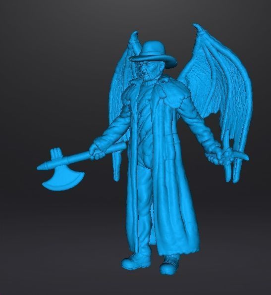 JEEPERS CREEPERS WINGED MINIATURE MODEL HORROR FANTASY GAMES RPG 3D print model_10