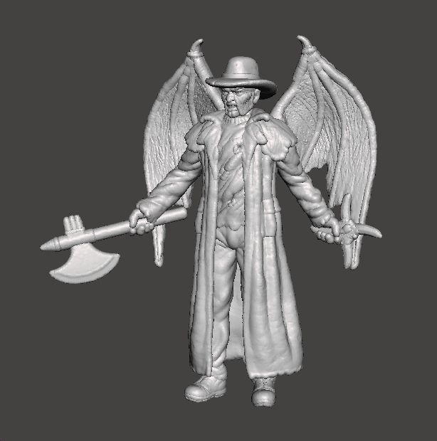 JEEPERS CREEPERS WINGED MINIATURE MODEL HORROR FANTASY GAMES RPG 3D print model_2
