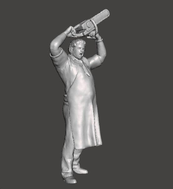 LEATHERFACE TEXAS CHAINSAW MASSACRE MINIATURE HORROR FANTASY RPG 3D print model_2