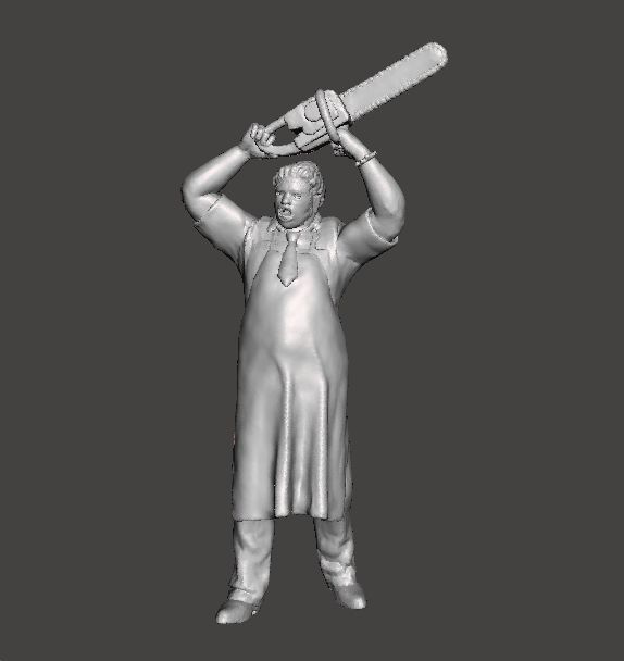 LEATHERFACE TEXAS CHAINSAW MASSACRE MINIATURE HORROR FANTASY RPG 3D print model_1