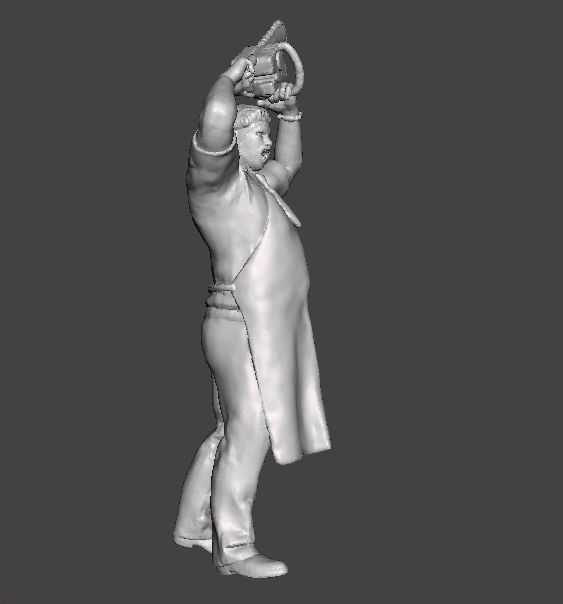LEATHERFACE TEXAS CHAINSAW MASSACRE MINIATURE HORROR FANTASY RPG 3D print model_3