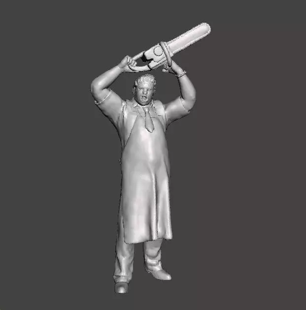 LEATHERFACE TEXAS CHAINSAW MASSACRE MINIATURE HORROR FANTASY RPG 3D print model_0