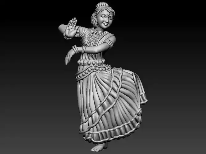 Dancing Lady Character Model - ZBrush Creation