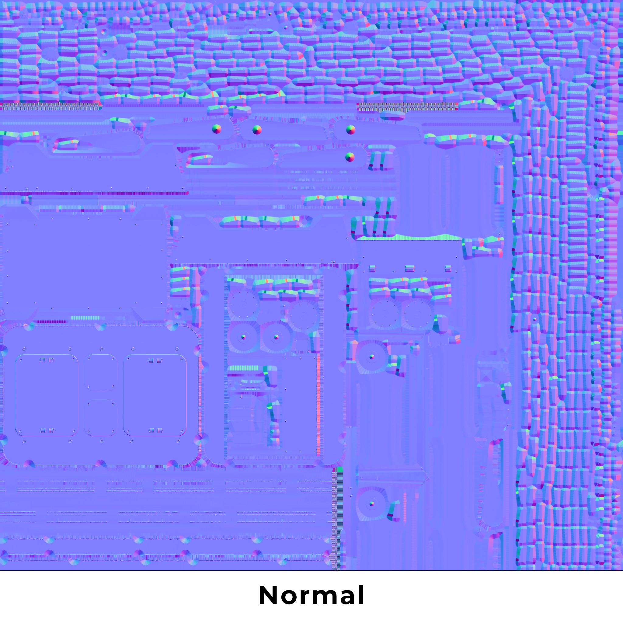 Ukrainian battle wheeled robot CRAB Low-poly 3D model_26