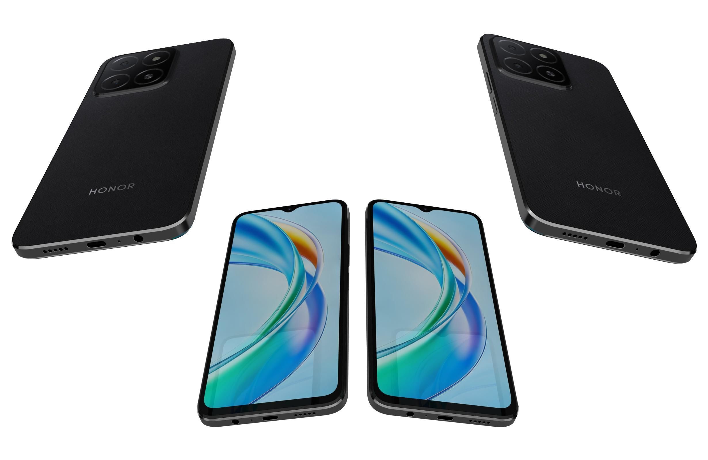 Honor X5b Plus All Colors 3D model_16