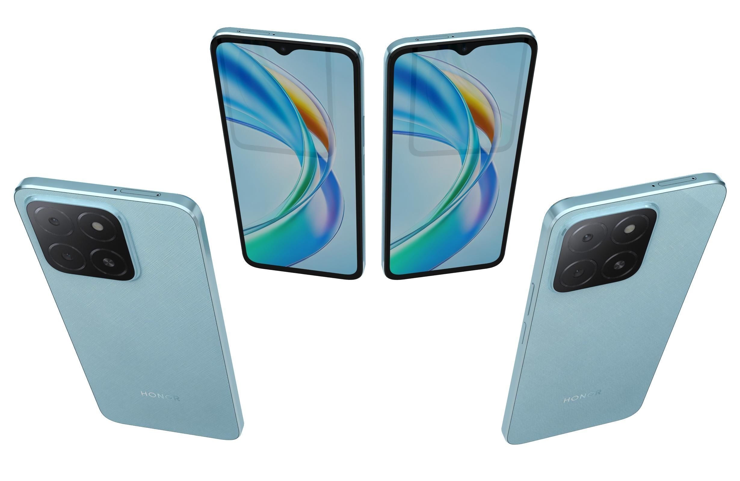 Honor X5b Plus All Colors 3D model_5