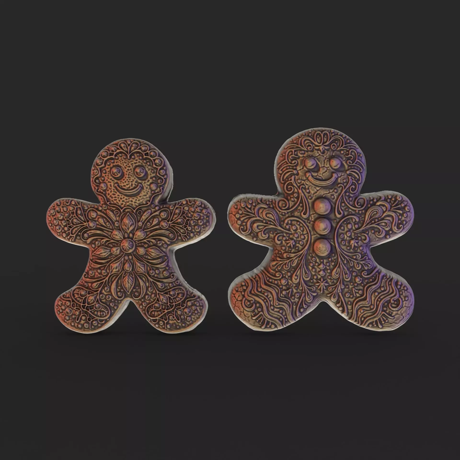 ginger bread boy 3D print model