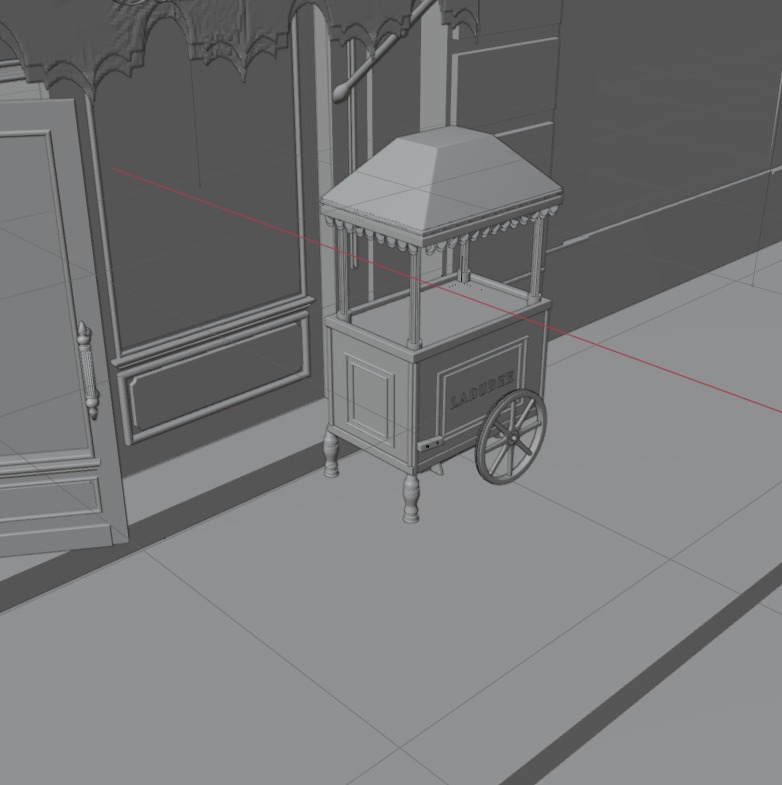 laduree paris 3D model_14