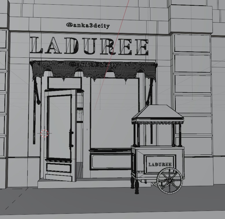 laduree paris 3D model_17