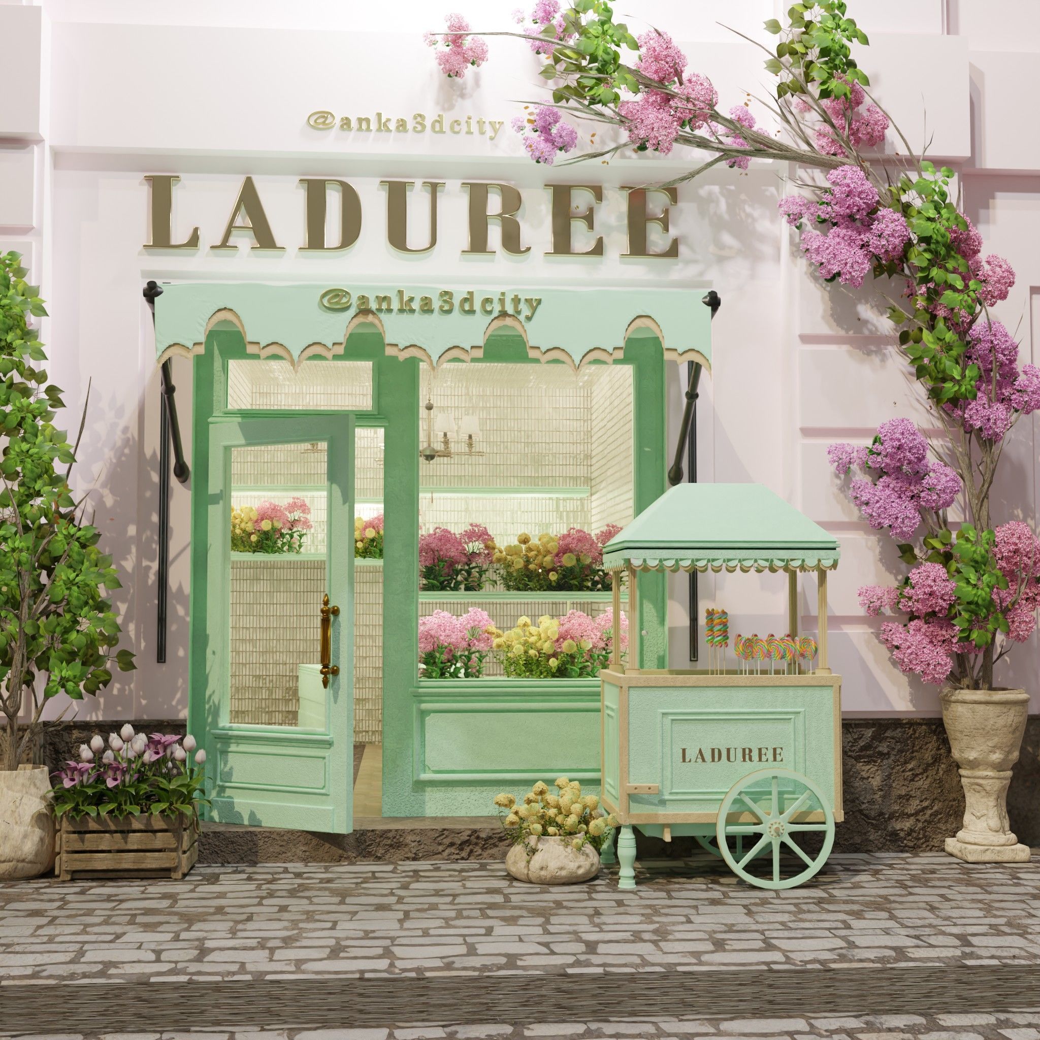 laduree paris 3D model_1