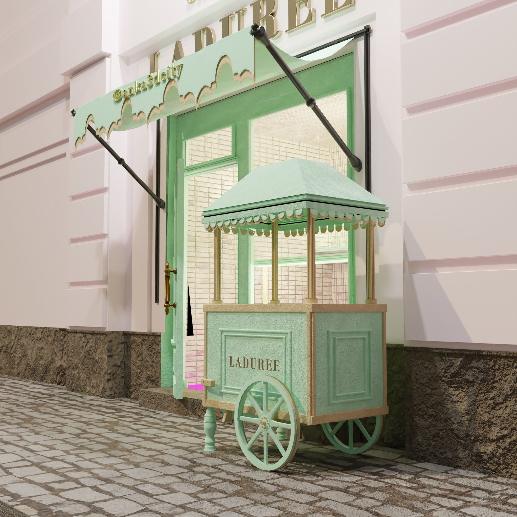 laduree paris 3D model_4