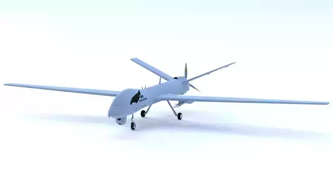 CHENGDU - CAIG Wing Loong II - PTERODACTY II - Low-poly 3D model