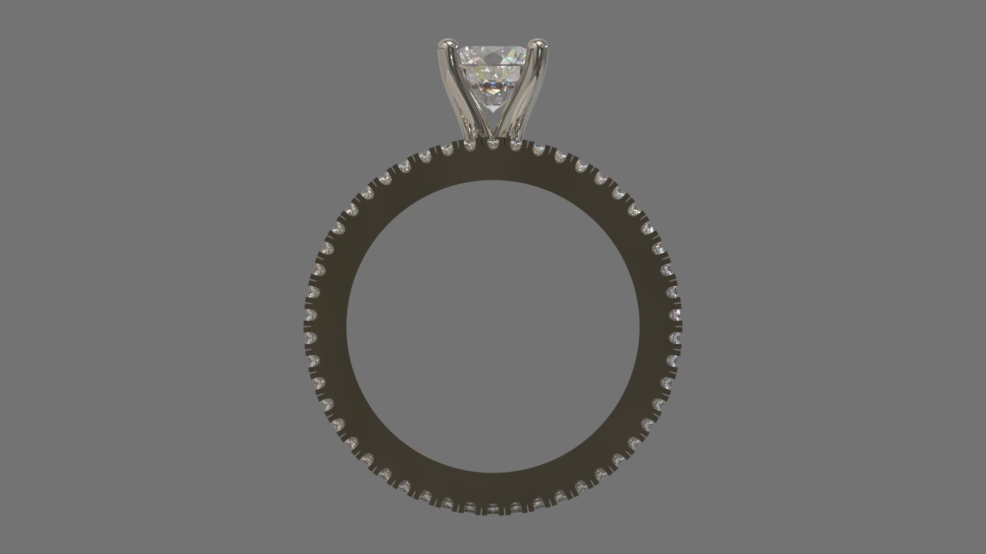 Couple Ring Diamond Luxyry cad file 003 3D print model_11