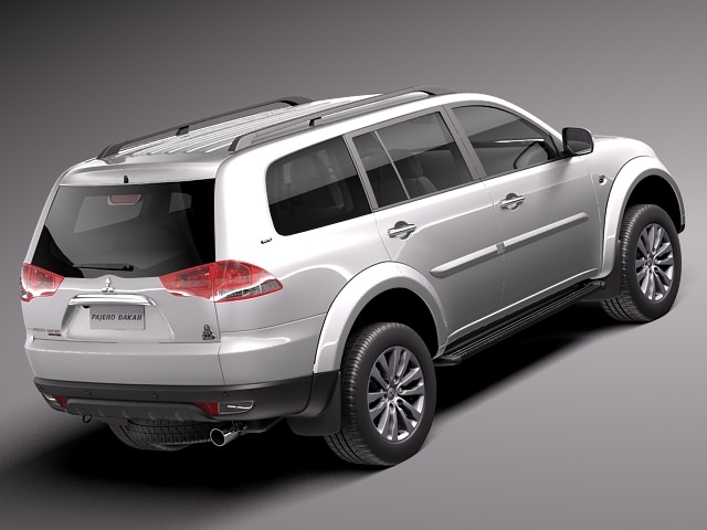 Mitsubishi Pajero Dakar 2014 3D Model MAX OBJ 3DS FBX C4D
