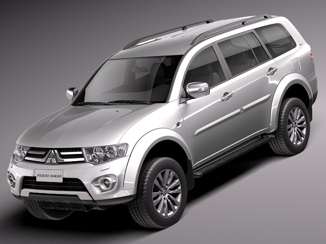 Mitsubishi Pajero Dakar 2014 3D Model .max .obj .3ds .fbx