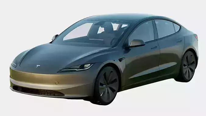 Telsa Model 3 Highland 2025 3D model