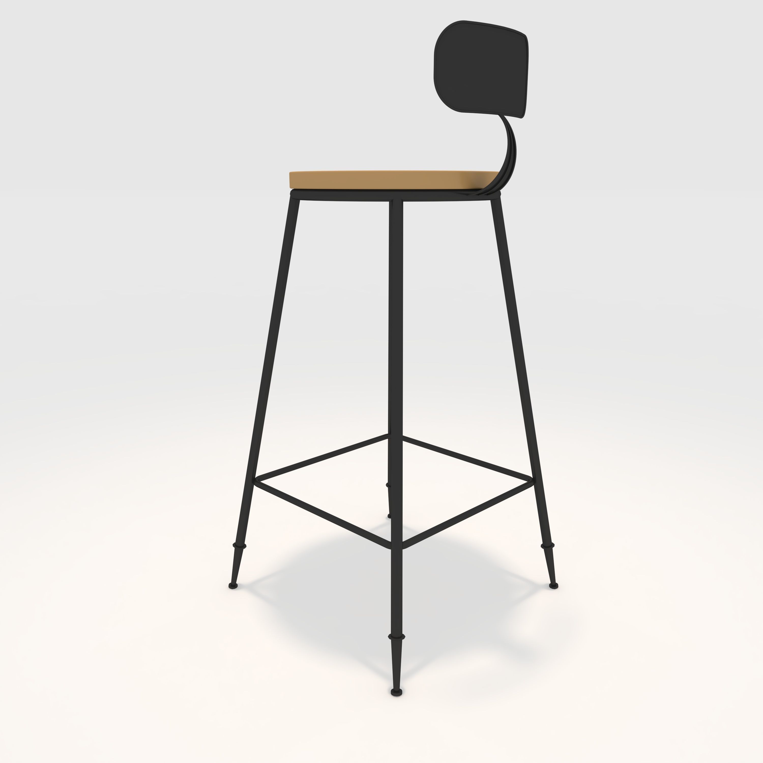 Bar stool 1 3D model_10
