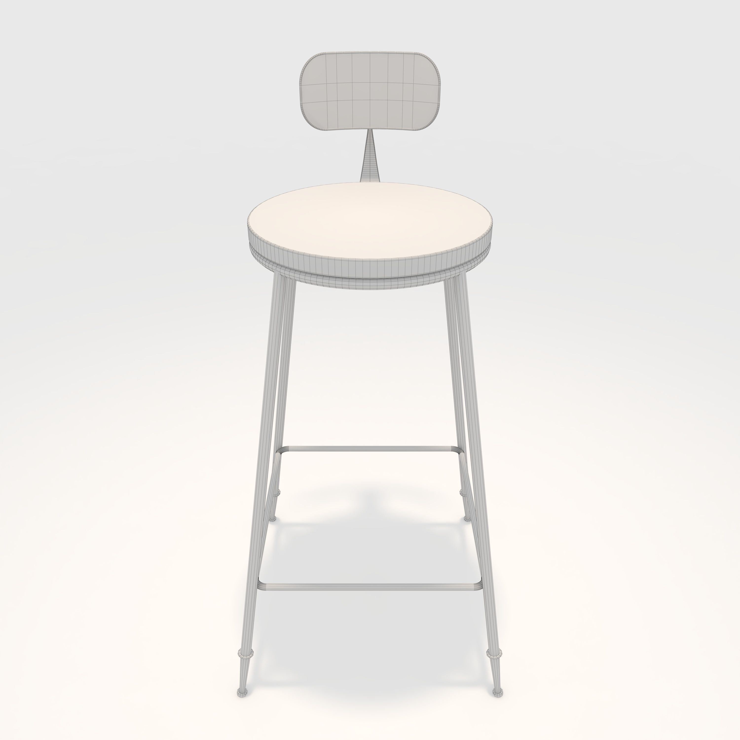 Bar stool 1 3D model_3
