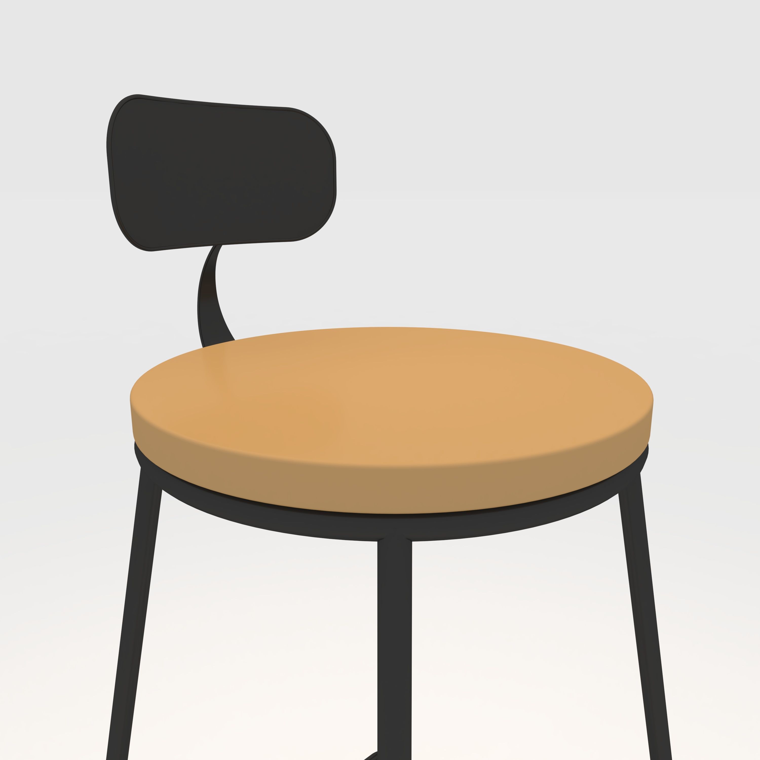 Bar stool 1 3D model_12