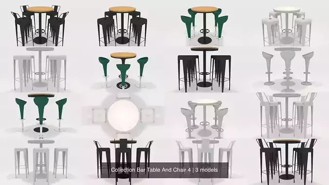 Collection Bar Table And Chair 4