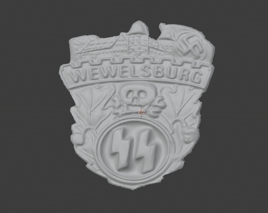 SS Wewelsburg badge 3D model_2