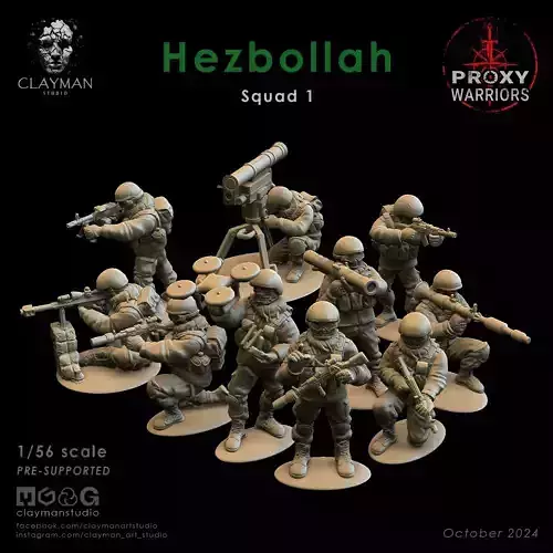 Hezbollah Squad 1   1 56 scale