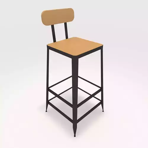 Bar Stool 2 3D model