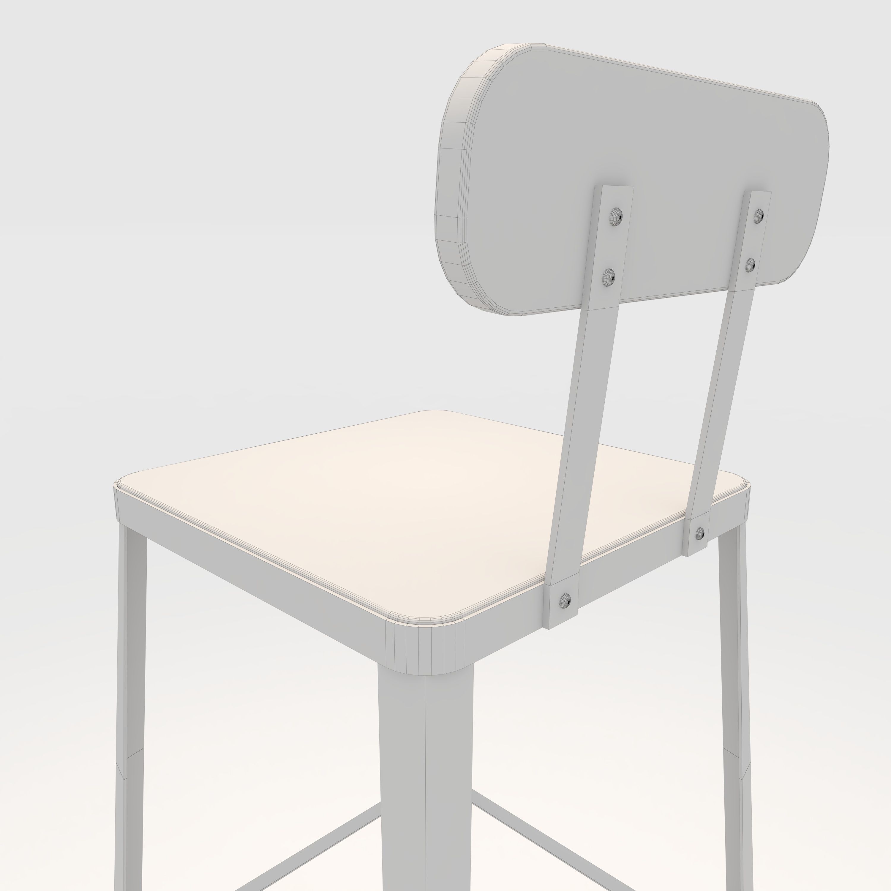 Bar Stool 2 3D model_15
