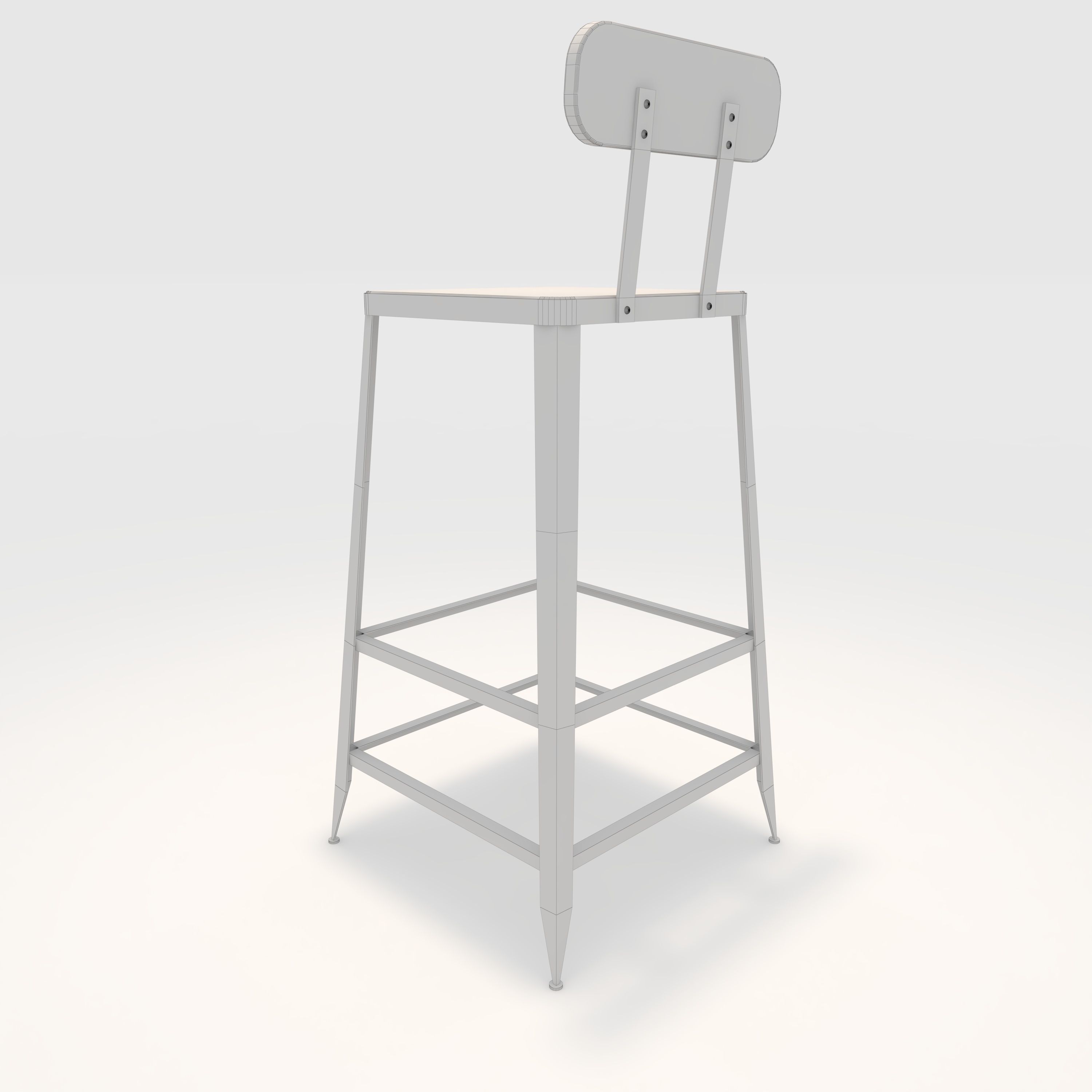 Bar Stool 2 3D model_11