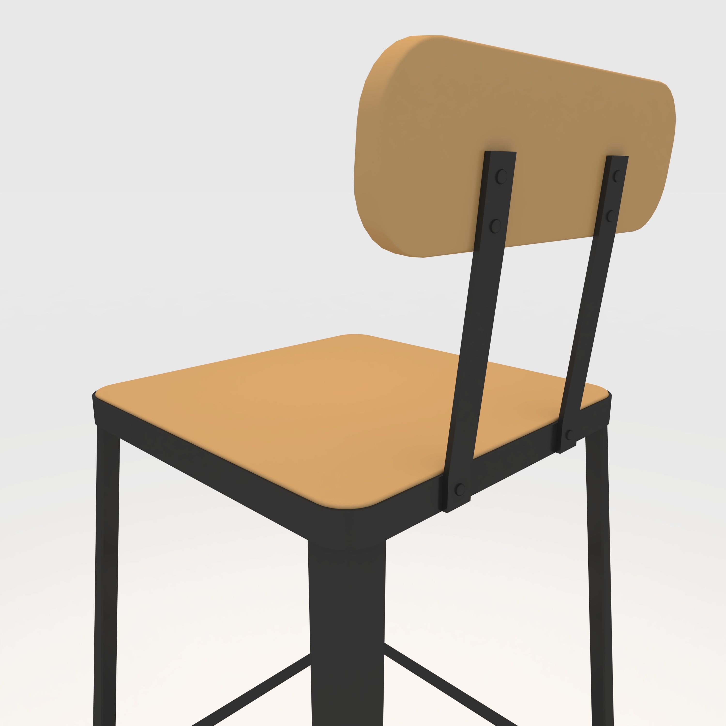 Bar Stool 2 3D model_14