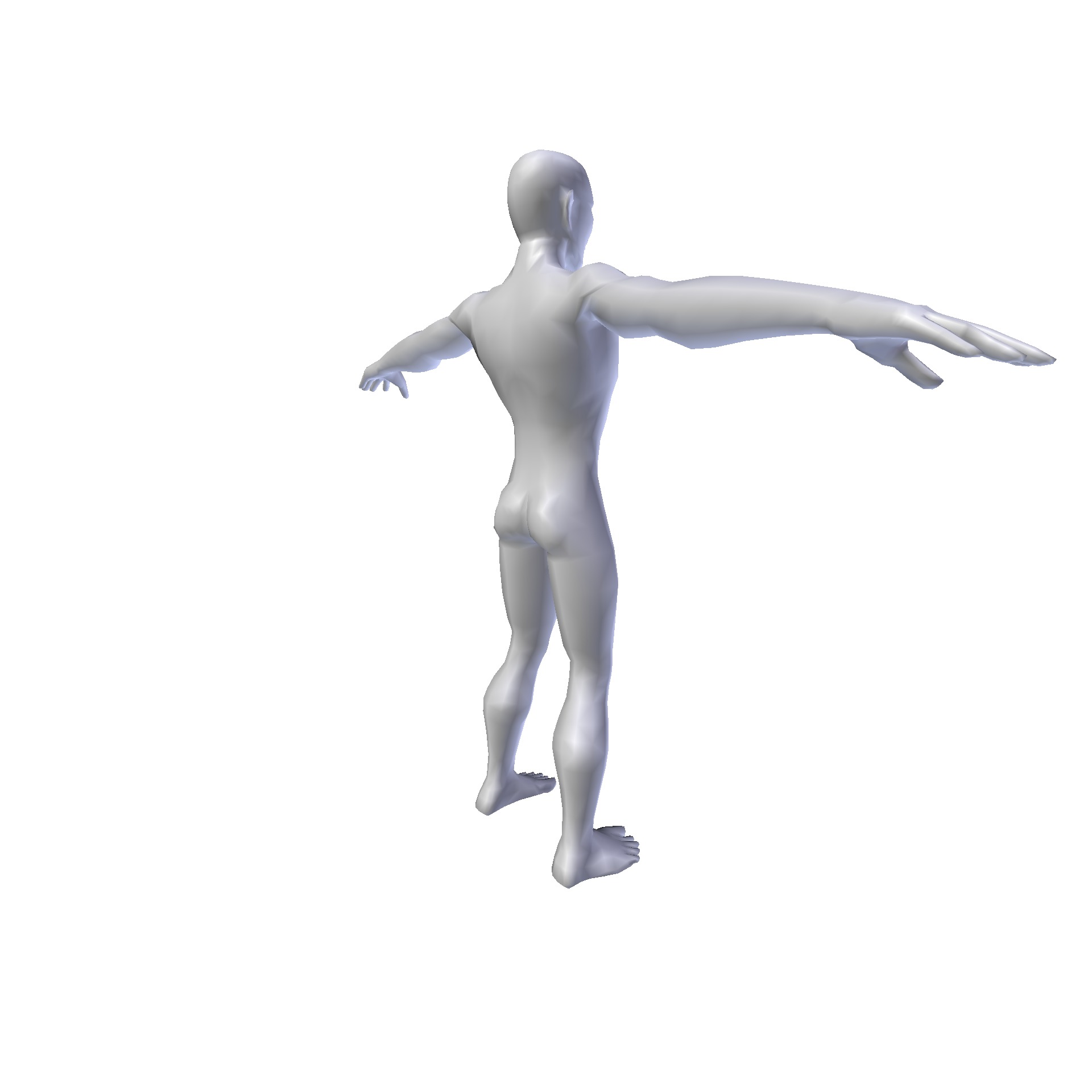 Man 1 87m basemesh Low-poly 3D model_4