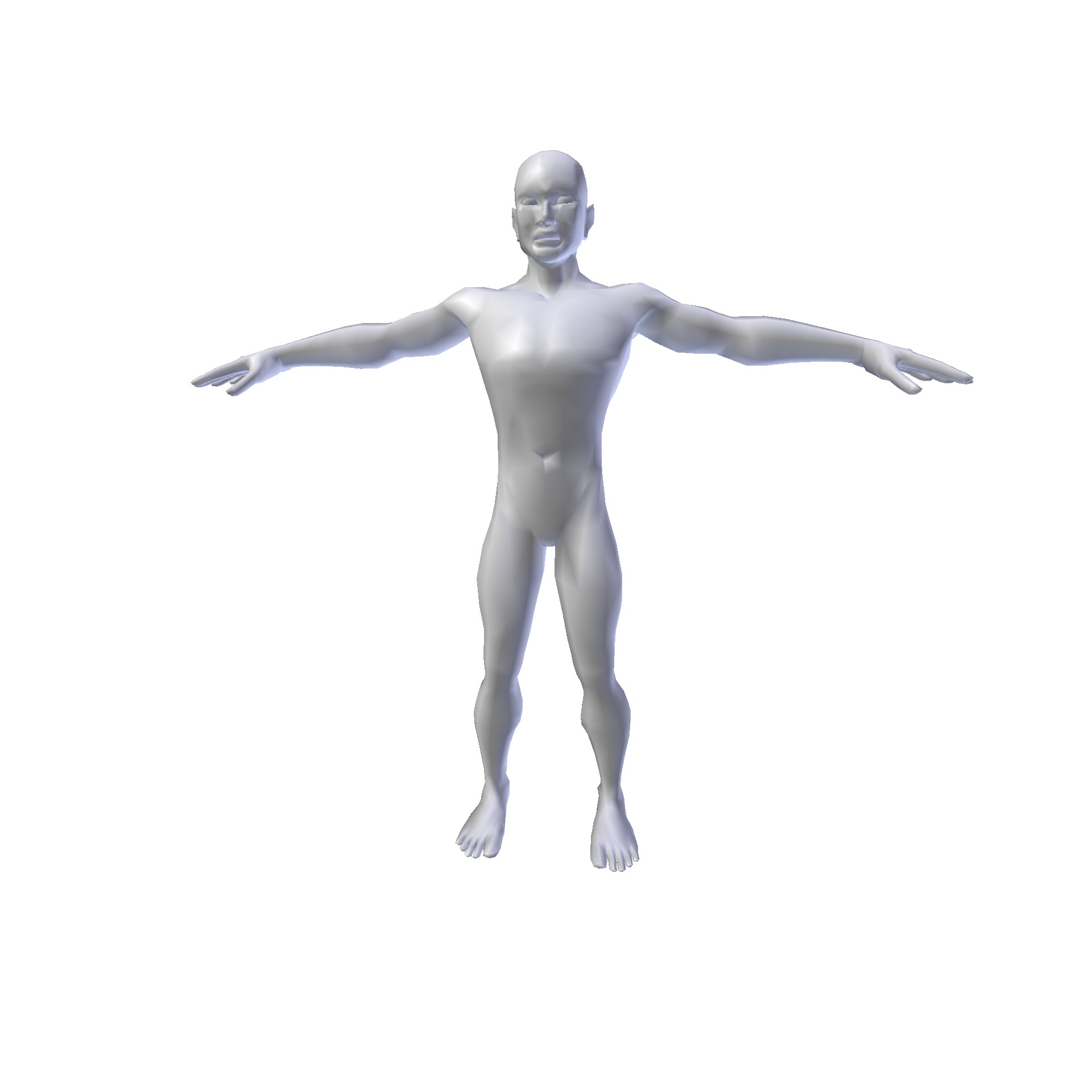 Man 1 87m basemesh Low-poly 3D model_1