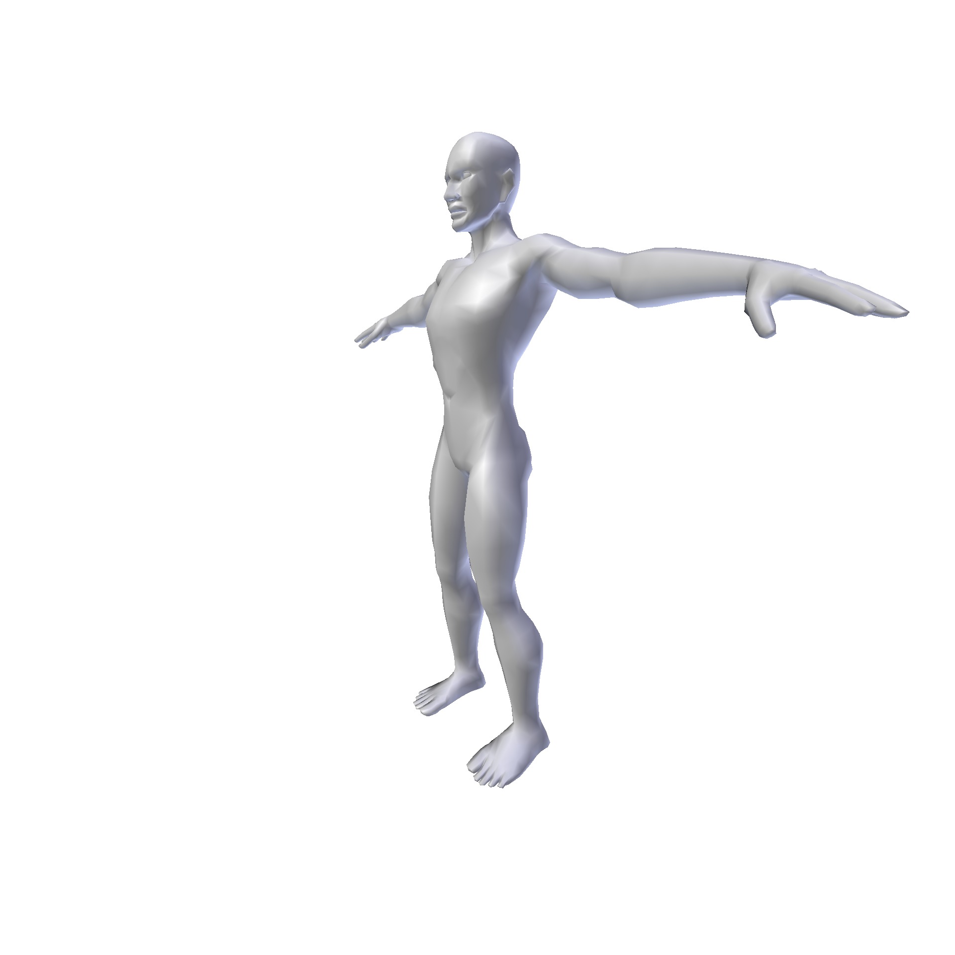 Man 1 87m basemesh Low-poly 3D model_7