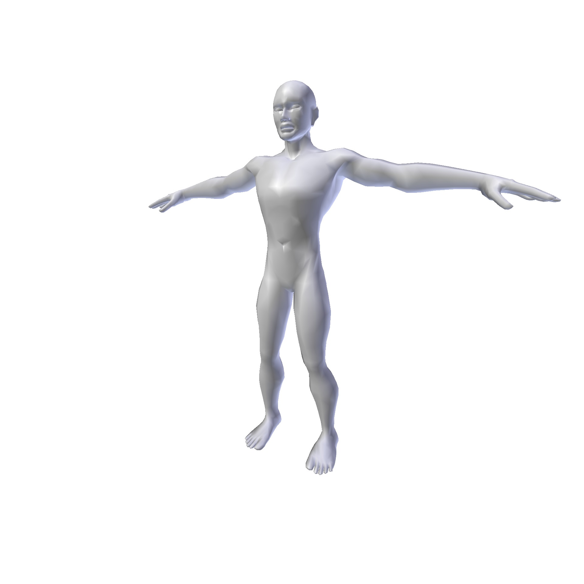 Man 1 87m basemesh Low-poly 3D model_8