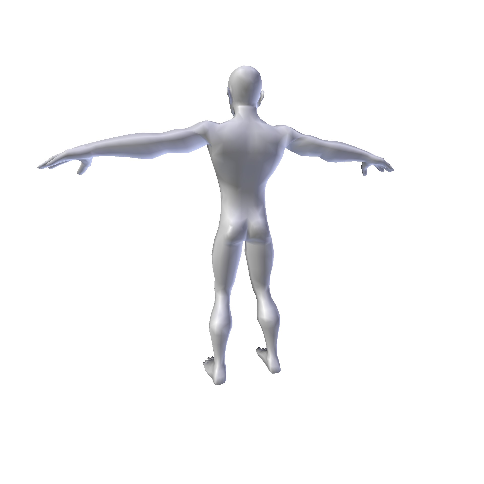 Man 1 87m basemesh Low-poly 3D model_5