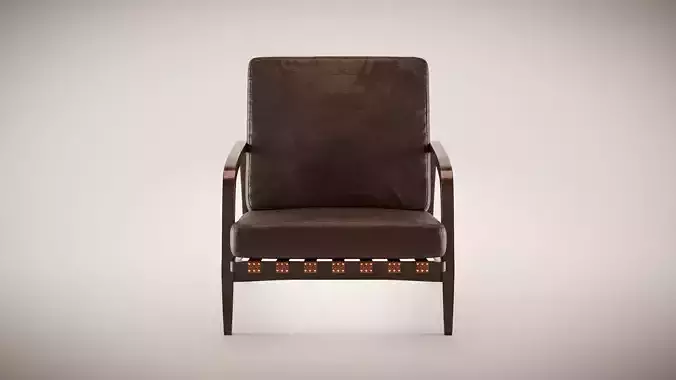 Lounge Armchair - Photorealistic 3D Model