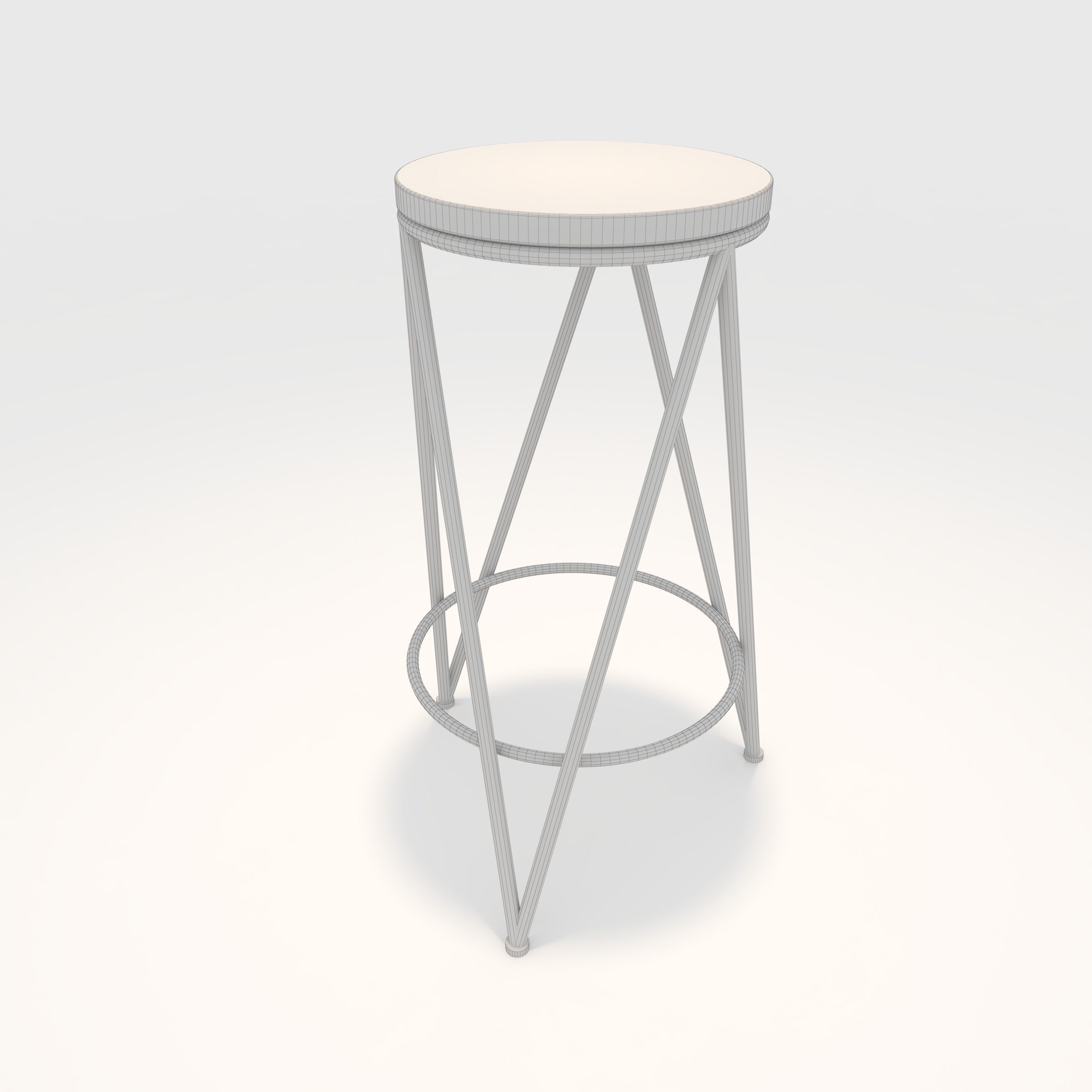 Bar Stool 3 3D model_1